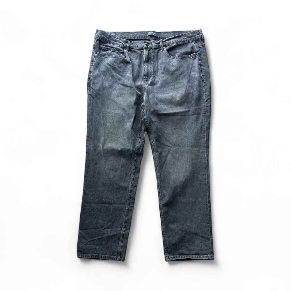 Flag & Anthem Men's 5-Pocket Denim BLACK Beckett Wash‎  42/32 Portland Relaxed